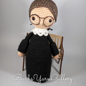 Crochet Ruth Ginsburg Novelty-Doll