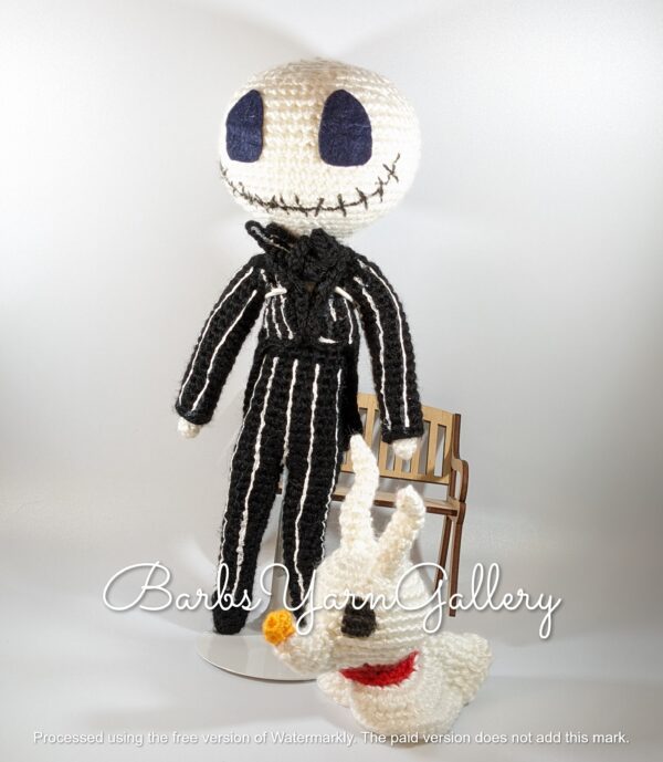 Crochet Jack Skellington Figure Set