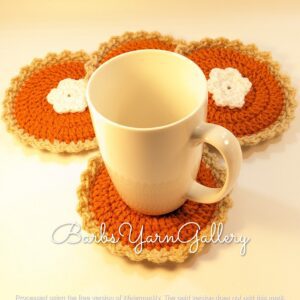 Pumpkin Pie Coaster Set