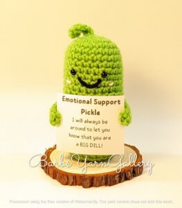 Emotional Support Pickle Decor