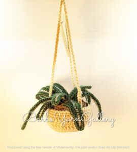 Spider-Plant Crochet Hanging Decor