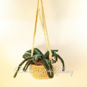 Spider-Plant Crochet Hanging Decor