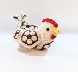 Country Nesting Crochet Chicken