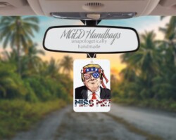 Pro Trump Car Air Fresheners, Pick Your Image, Pick Your Scent, Pick Your Shape, Handmade by MGED Handbags